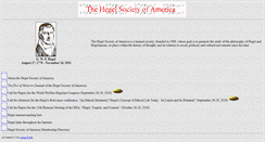 Desktop Screenshot of hegel.org